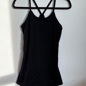 Black Women's Athletic Dress with Under Shorts - Size 6